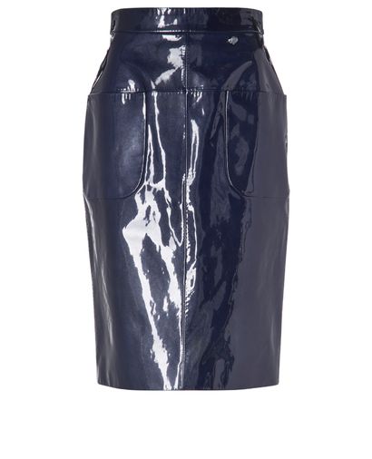 Chanel PVC Coated Skirt, front view