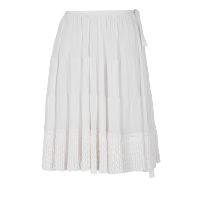Chanel 06P Waist-Tie Skirt, front view