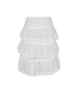 Chanel 01P Ruffled Skirt, front view