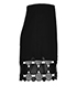 Christopher Kane Applique Leather Edge Skirt, side view