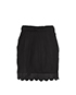 Chloé Scalloped Edge Mini Skirt, front view