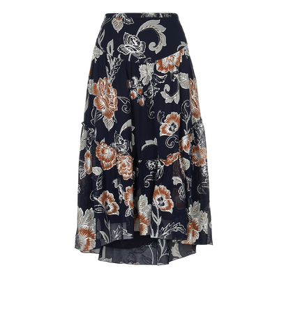 See By Chloe Floral Skirt, front view