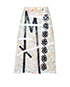 Christopher Kane Lace Embroidered Midi Skirt, front view