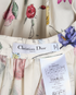Christian Dior Floral Printed Gathered Skirt, &pound;650, Clothing, White, Cotton/Silk, Other view
