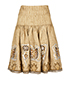 Christian Dior 2000 John Galliano Embroidered Skirt, front view