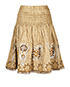 Christian Dior 2000 John Galliano Embroidered Skirt, back view