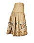 Christian Dior 2000 John Galliano Embroidered Skirt, side view