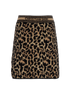 Christian Dior Leopard Print Mini Skirt, back view