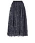 Christian Dior Long Embroidered Midi Skirt, front view