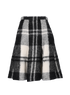 Christian Dior Check Skirt, £295, Clothing, Black/White, Mohair/Wool, Front view