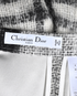 Christian Dior Check Skirt, £295, Clothing, Black/White, Mohair/Wool, Other view