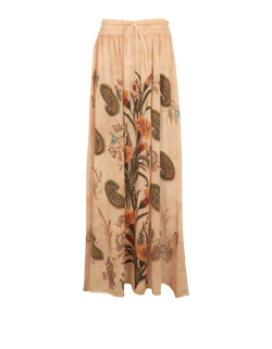 Christian Dior Floral Maxi Skirt, Wool/Mohair, Beige, UK 10, 3*