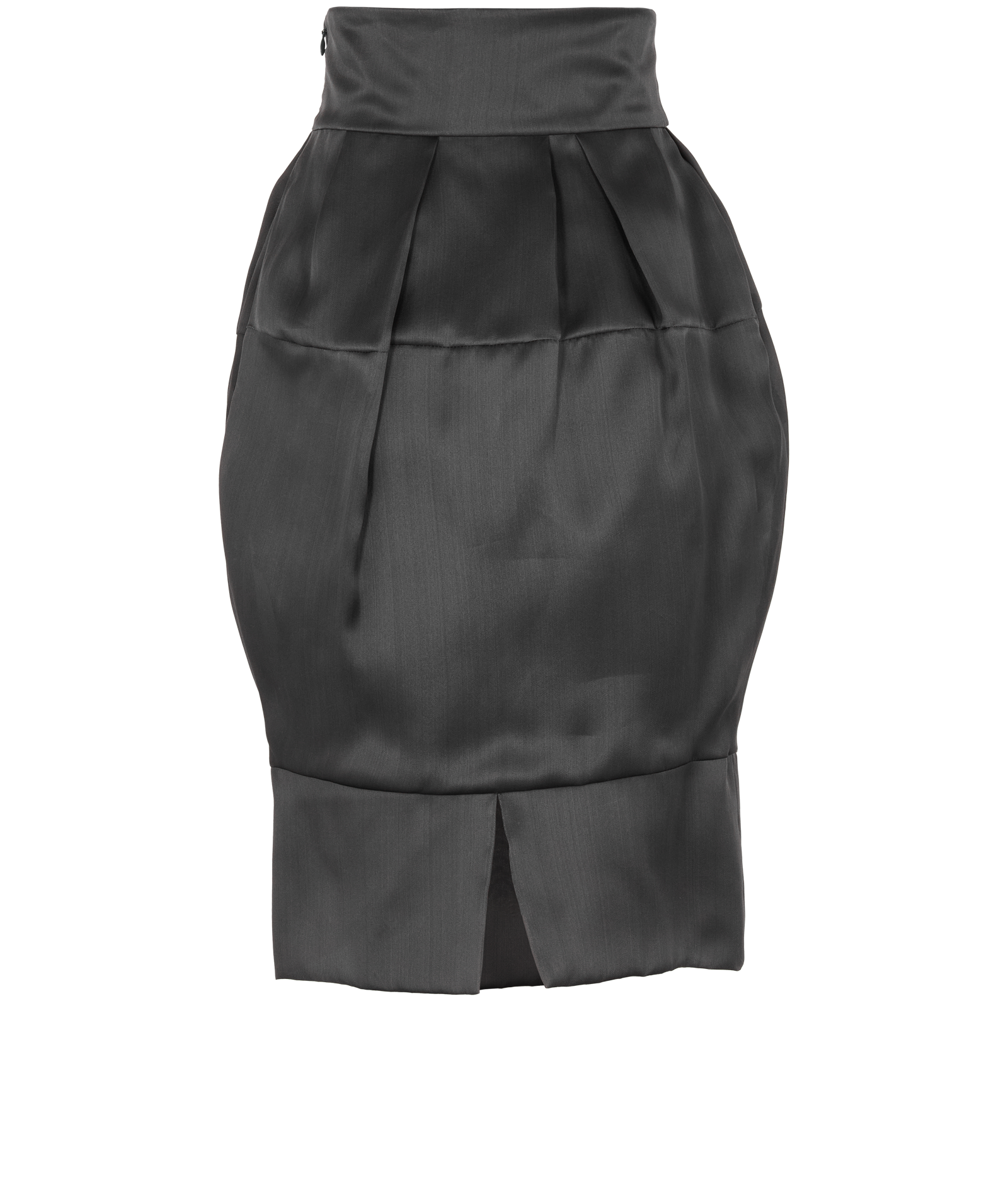Christian Dior Pencil Skirt, &pound;280, Clothing, Grey, Silk, Back view