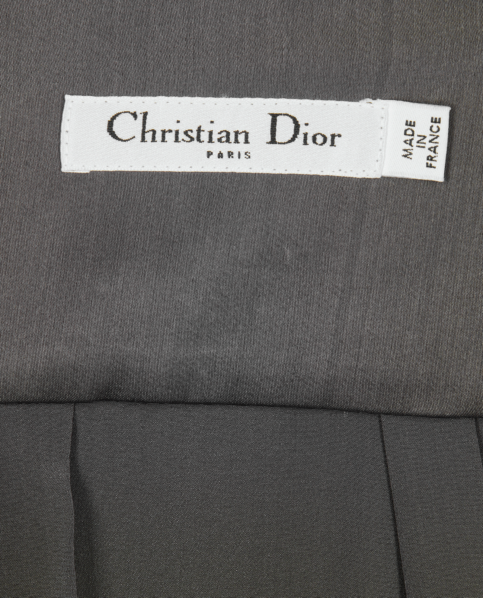 Christian Dior Pencil Skirt, &pound;280, Clothing, Grey, Silk, Other view