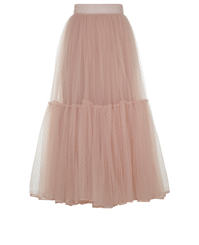 Christian Dior Pleated Combi Chiffon Skirt, &pound;250, Clothing, Pink, Chiffon (Polyester), Front view