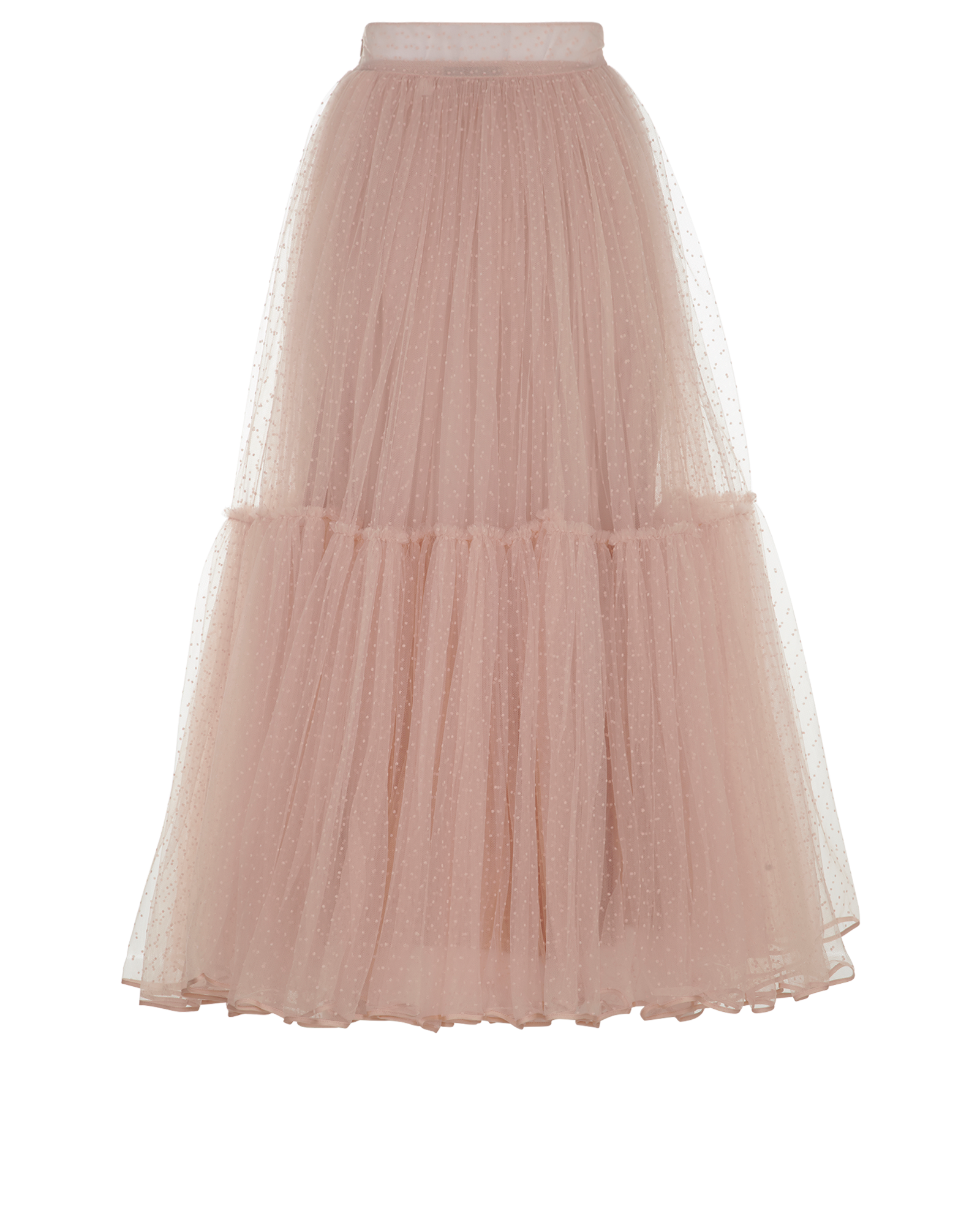Christian Dior Pleated Combi Chiffon Skirt, &pound;250, Clothing, Pink, Chiffon (Polyester), Back view