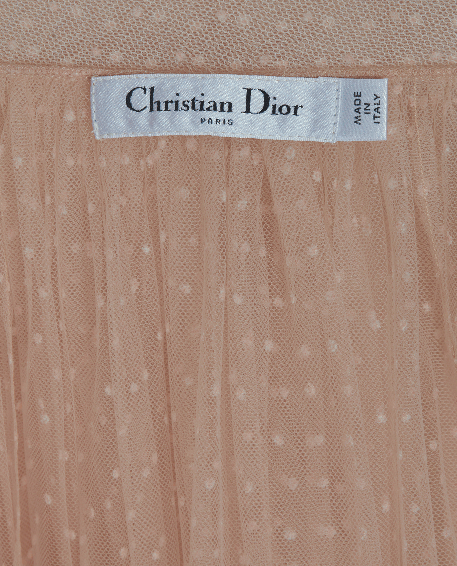 Christian Dior Pleated Combi Chiffon Skirt, &pound;250, Clothing, Pink, Chiffon (Polyester), Other view