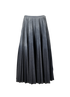 Christian Dior Pleated Denim Skirt, &pound;650, Clothing, Blue, Cotton, Front view