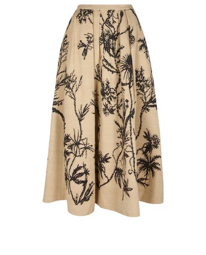 Christian Dior Flower Print Skirt, front view