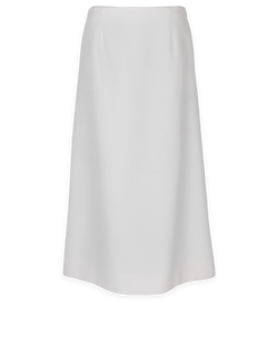 Christian Dior Midi Skirt, Wool, White, UK8, 3*