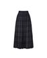 Christian Dior Check Pleated Skirt, front view