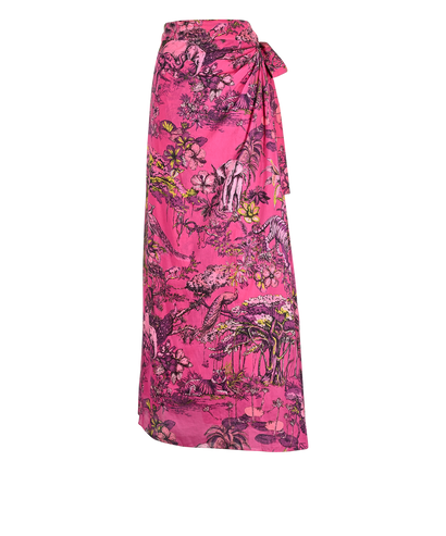 Christian Dior Jungle Print Skirt, £350, Clothing, Pink, Cotton, Front view
