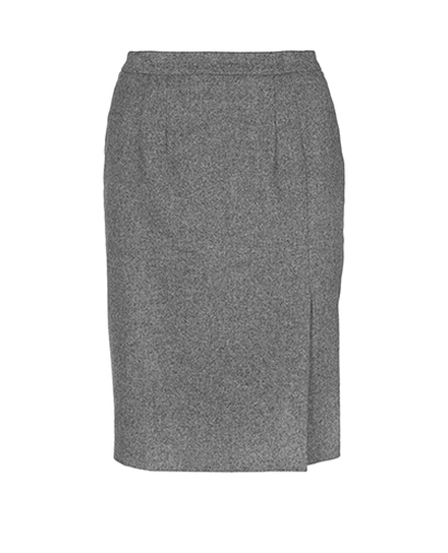 Christian Dior Grey Pencil Skirt, front view