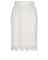 Dolce & Gabbana Lace Pencil Skirt, front view