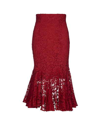 Dolce & Gabbana High Waisted Lace Skirt, front view