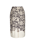 Dolce & Gabbana Lace Print Pencil Skirt, back view