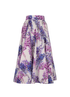 Dolce & Gabbana Floral Printed Maxi Skirt, &pound;350, Clothing, Purple/White, Cotton, Front view