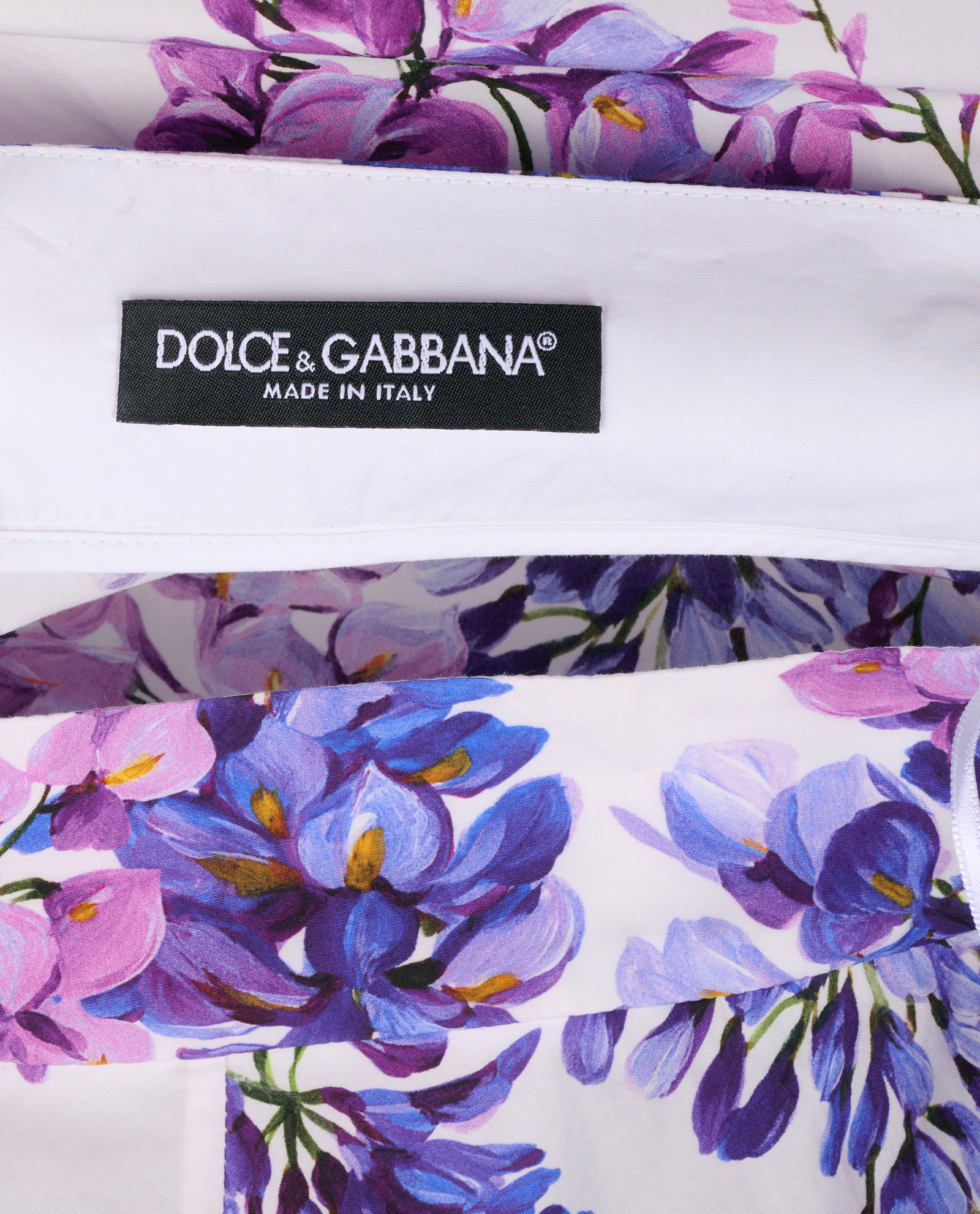 Dolce & Gabbana Floral Printed Maxi Skirt, &pound;350, Clothing, Purple/White, Cotton, Other view