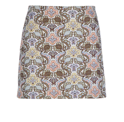 Dolce & Gabbana Patterned Mini Skirt, front view