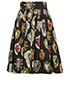 Dolce and Gabbana Heart Printed Skirt, front view
