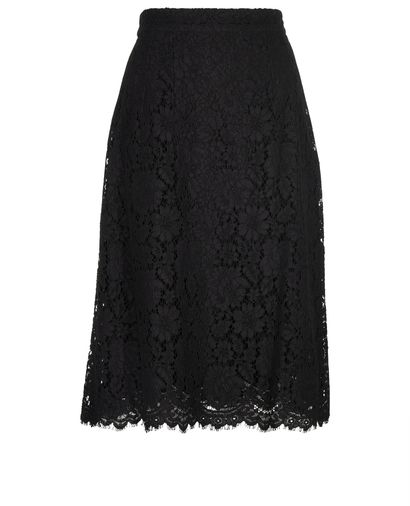 Dolce & Gabbana Lace Midi Skirt, &pound;160, Front view