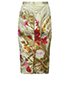 Dolce & Gabbana Floral Print Skirt, back view