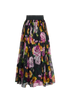 Dolce & Gabbana Floral Overlay Skirt, back view