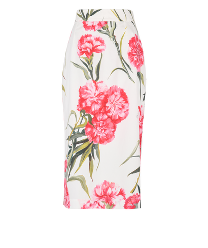 Dolce Gabbana Floral Midi Skirt, front view