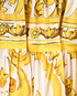 Dolce & Gabbana Printed Mini Pleated Skirt, £350, Clothing, White/Yellow, Cotton, Other view