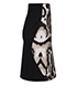 Diane Von Furstenberg Leopard Paneled Skirt, side view