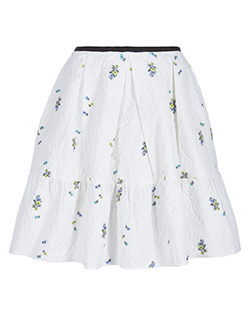 Erdem Levia Skirt, Cotton, White, UK 10