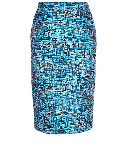 Escada Blue Jacquard Skirt, Skirts - Designer Exchange | Buy Sell Exchange