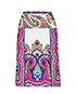 Etro Paisley Skirt, front view