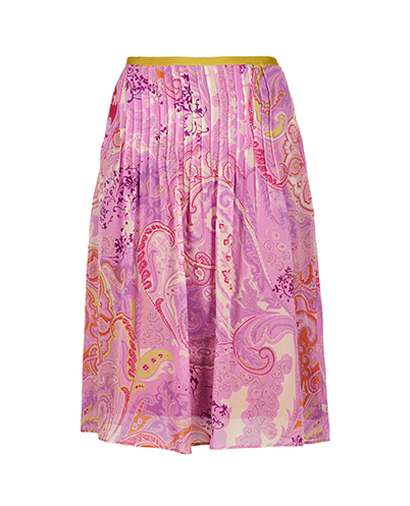 Etro Knee Length Paisley Skirt, front view
