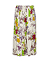 Etro Pleated Floral Skirt, front view