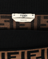 Fendi Zucca Knit Pencil Skirt, £320, Clothing, Black/Brown, Polyester (Polymer)/Viscose, Other view