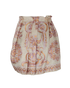 Fendi x Versace Printed Pleated Skirt, &pound;180, Clothing, Cream/Pink, Silk, Back view
