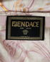 Fendi x Versace Printed Pleated Skirt, &pound;180, Clothing, Cream/Pink, Silk, Other view