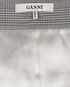 Ganni Check Embellished Mini Skirt, other view