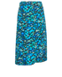 Ganni Floral Skirt, £50, Clothing, Blue, Viscose, Front view